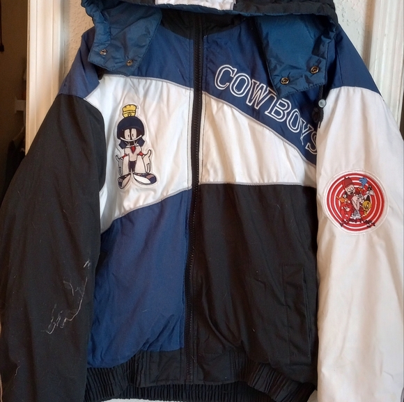 Dallas Cowboys NFL Marvin The Martian  Looney Tunes Vintage Jacket - Picture 6 of 9